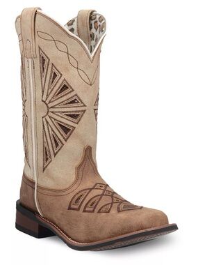 Laredo square toe Kite Days Western Boot (Style 5821 ) leather cowboy boots - 7